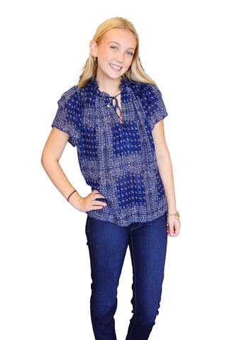 Millie Top - Inkwell Paisley