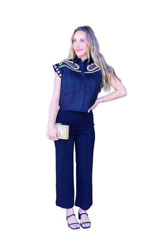 Como Raffia Tansy Top