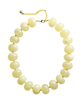 Joan Semi-Precious Necklace - ivory