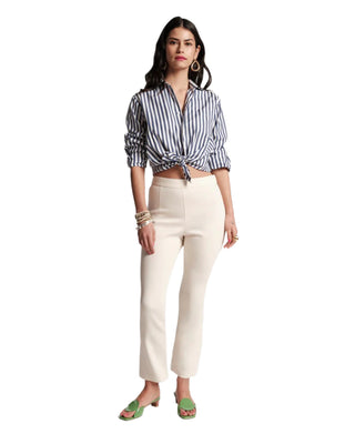 Perfect Button Down- Blue/White Stripe