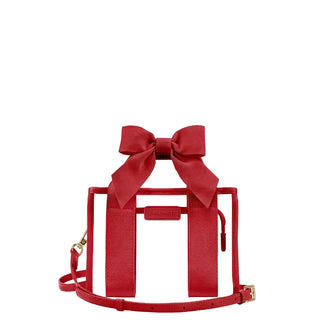 Case-Mate Clear Stadium Bag - Varsity Red Bow