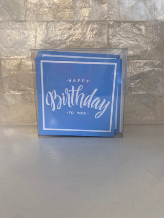 Happy Birthday Enclosure Cards