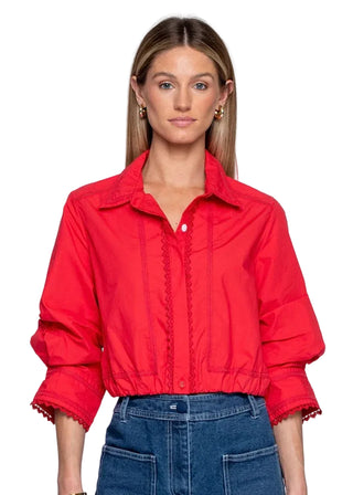 Carter Top - Red Apple