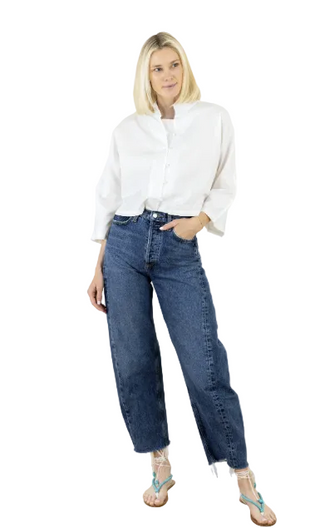 White Boyfriend Shirt