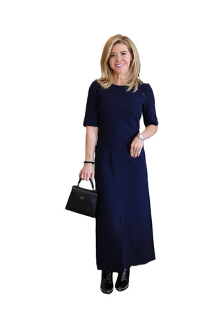 Bobbi Dress- Dark Navy