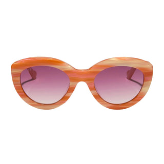 Enid Orange Pink Stripe + Wine Gradient