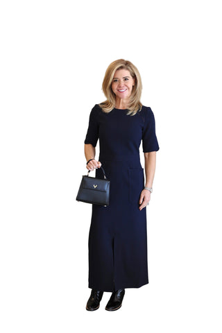 Bobbi Dress- Dark Navy