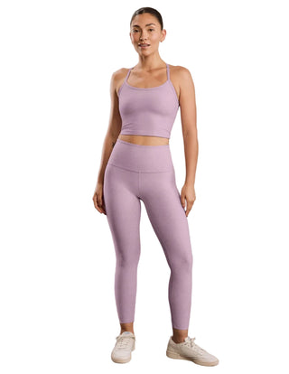 Spacedye Slim Racerback Cropped Tank Lav