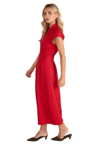 Rosalie Dress - Crimson