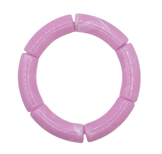 Lilac Swirl Bamboo Bangle
