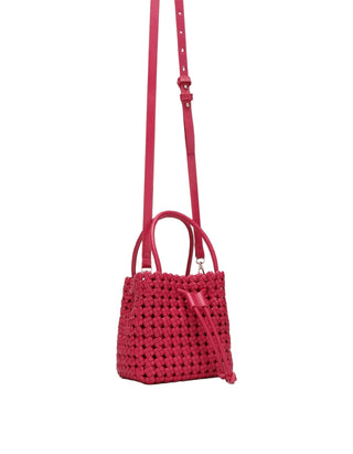 Hollace Mini Tote Woven - Magenta