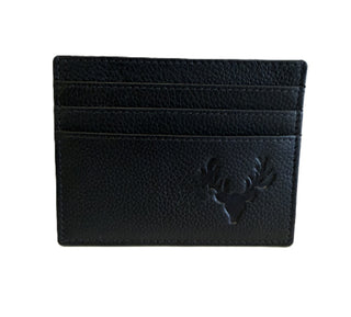 Leather Card Case - Navy