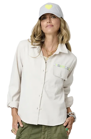 Pia Love Brigade Shirt- Chalk