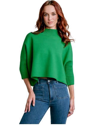 Aja Sweater- Kelly Green