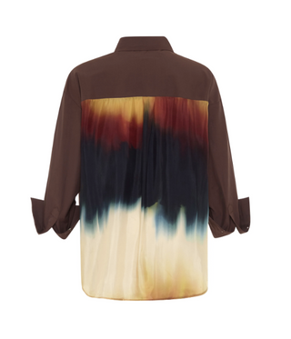 Echo Print Back Banker Shirt- Cosmic/Astral