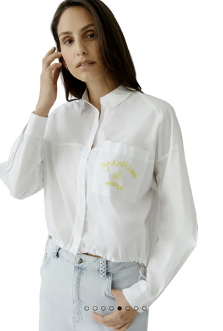 Optic White Blouse
