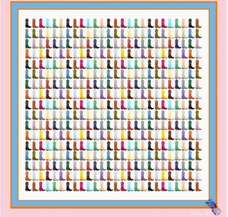 Rainbow Boots Scarf - Rainbow