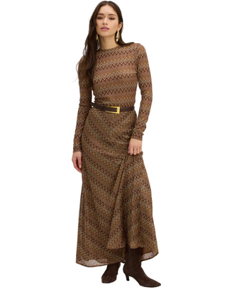 Olive Skirt - Chesnut Multi