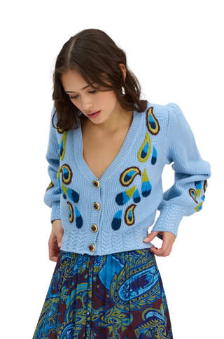Piper Cardigan - Dusk Blue