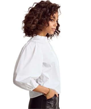 The Balloon Sleeve Shirt- White