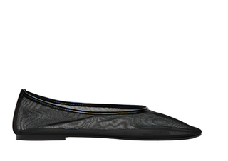 Meadow Mesh Ballet Flat- Black