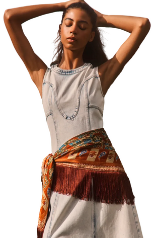 Hunter Bell - Oversized Scarf W/ Fringe