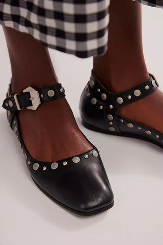 Mystic Mary Jane Flat- Black