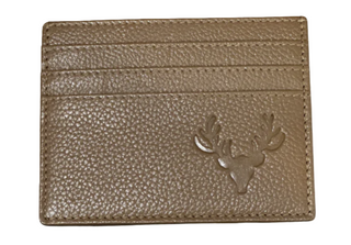 Leather Card Case - Camel