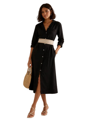 Wrap Leather Belt - Bone