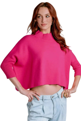 Aja Sweater - Super Pink