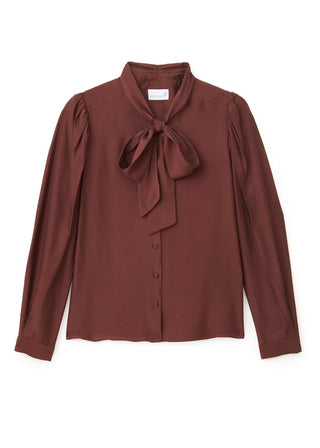 Peggy Long Sleeve Top- Espresso