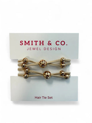 Baller Band Hair Tie Set- Cream
