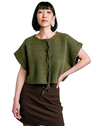 Sachi Vest - Olive Jade