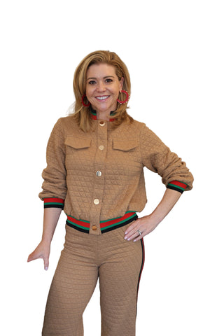 Gucci Bomber- Camel