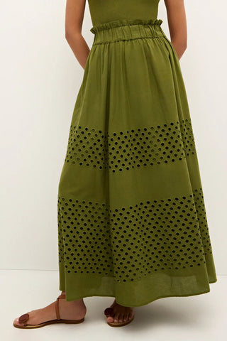 Draper Skirt -Pesto