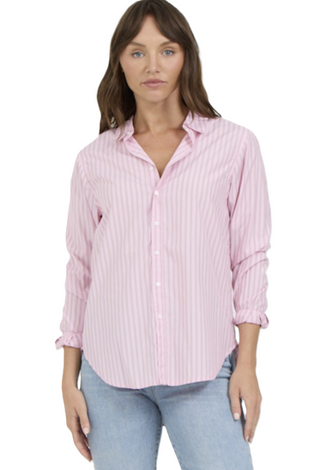 Lolita Top- Pale Lilac Stripe