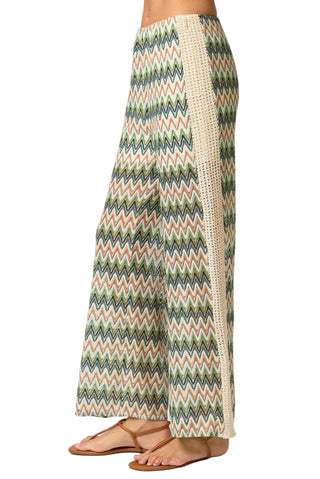 Celine Crochet Mid Rise Pants