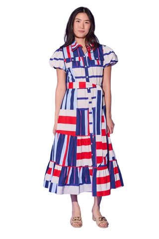 Luna Dress- Maritime Stripe