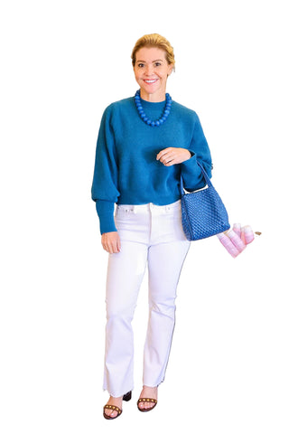 Carrara Sweater - Teal Multi