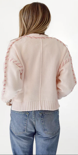 Sienna Cardigan- Sugar Pink