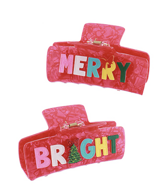 MA Merry & Bright Hair Claw Clip