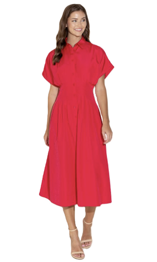 Becca Dress- Poppy Pink