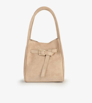Hollace Mini Tote Faux Suede Buckle - Foundation