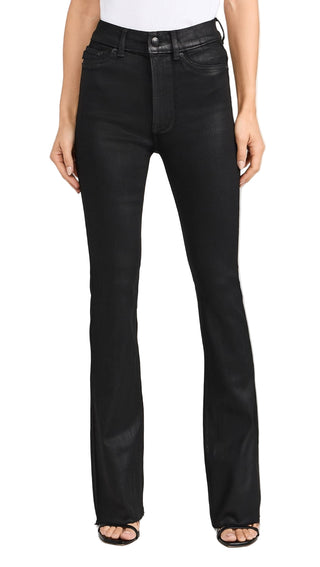 Bridget Boot High Rise Instasculpt 33"- Black Coated
