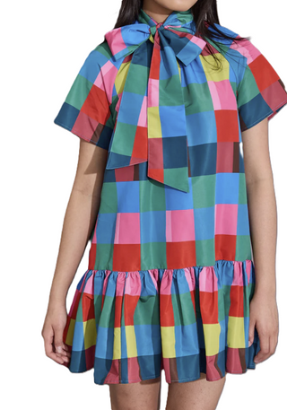 Willa Dress- Holiday Check