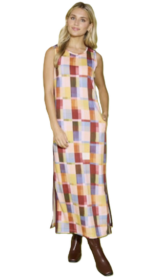 Berkley Dress - Terracotta Check