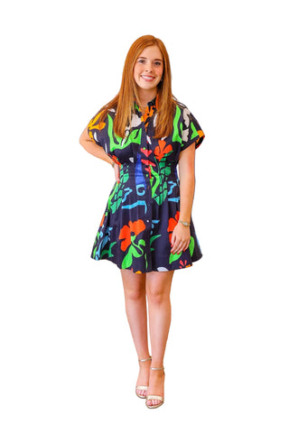 Millie Dress- Black Majorelle