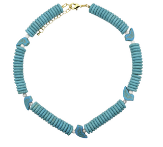 Chunky Turquoise 'For the Birds' Necklace