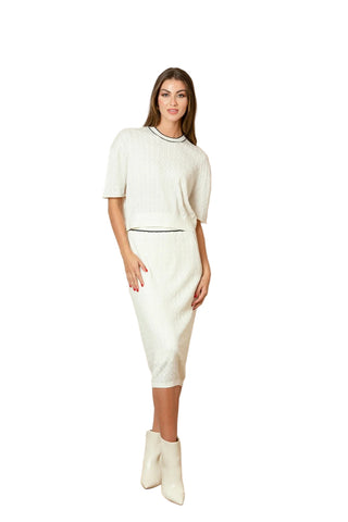 SS Skirt- Ivory