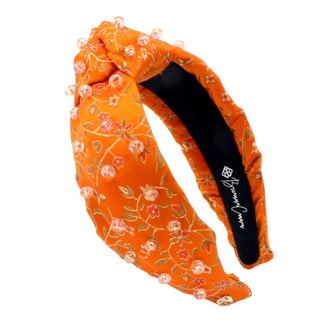 Orange Blossom Headband with Beads